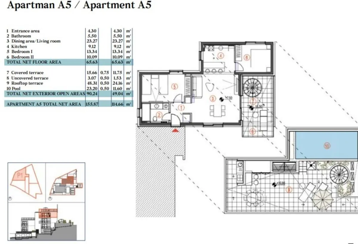 شقة فاخرة للبيع في بريموشتين، كرواتيا – 124 م² - foto 6
