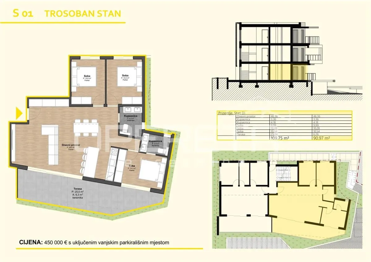 Three-Bedroom Apartment for Sale in Rogoznica, Croatia – Sea View - foto 7