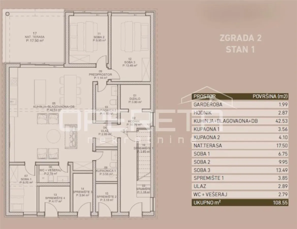 Apartament de vanzare in Croatia, Tar - foto 2