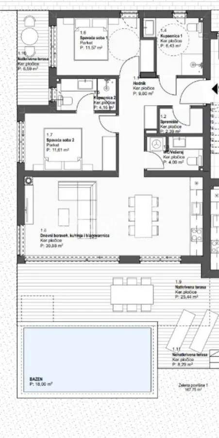 Apartament de vanzare in Croatia, Tribunj - foto 19