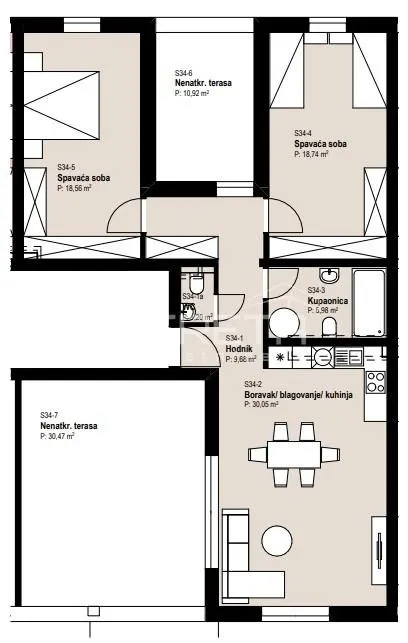 Apartament de vanzare in Croatia, Zagreb - foto 4