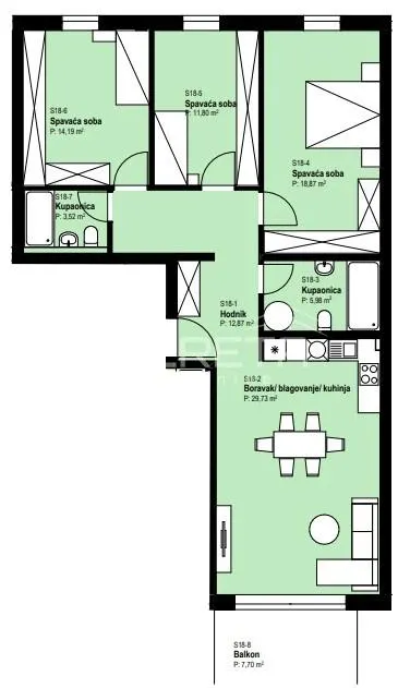 Apartament de vanzare in Croatia, Zagreb - foto 4