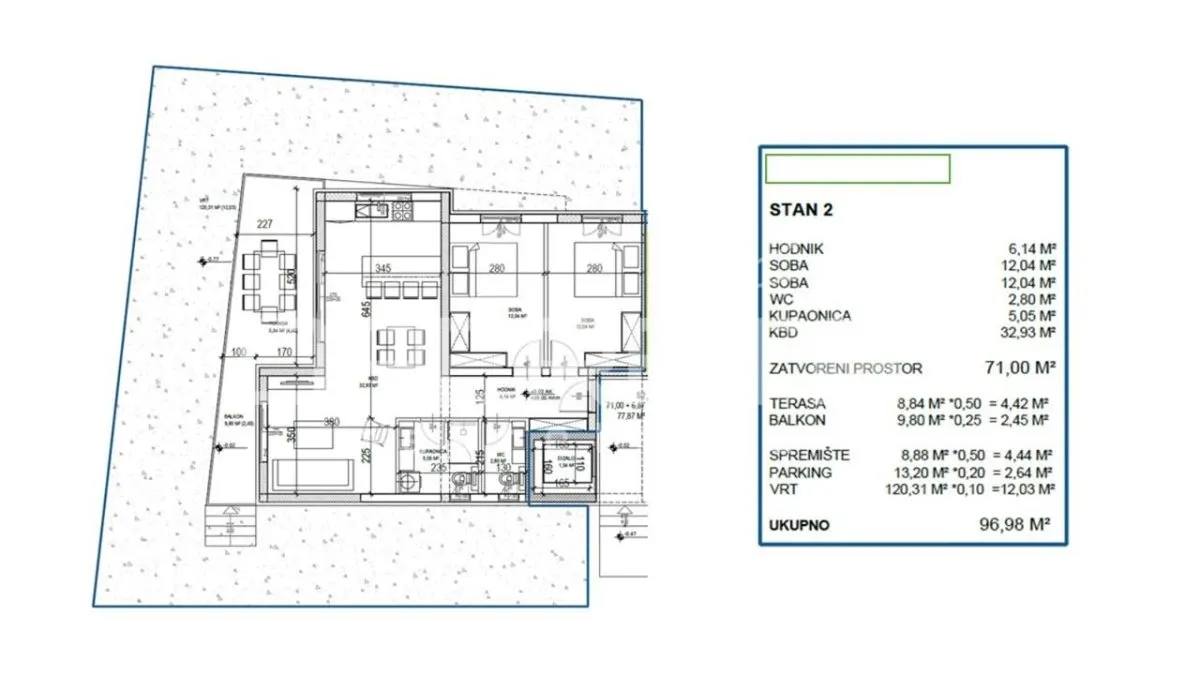 Two-Bedroom Ground Floor Apartment with Garden for Sale in Sveti Filip i Jakov, Croatia - foto 6