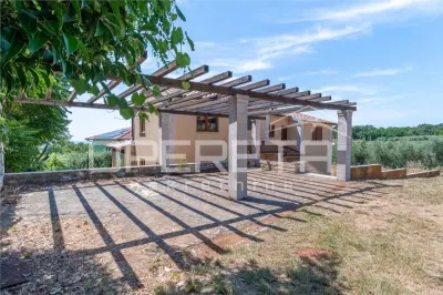 Semi-Detached House with Sea View for Sale in Kaštelir, Istria, Croatia - Kaštelir