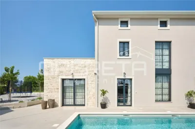 Exclusive Newly Built Stone Villa with Pool and Sea View, Poreč, Croatia - Porec