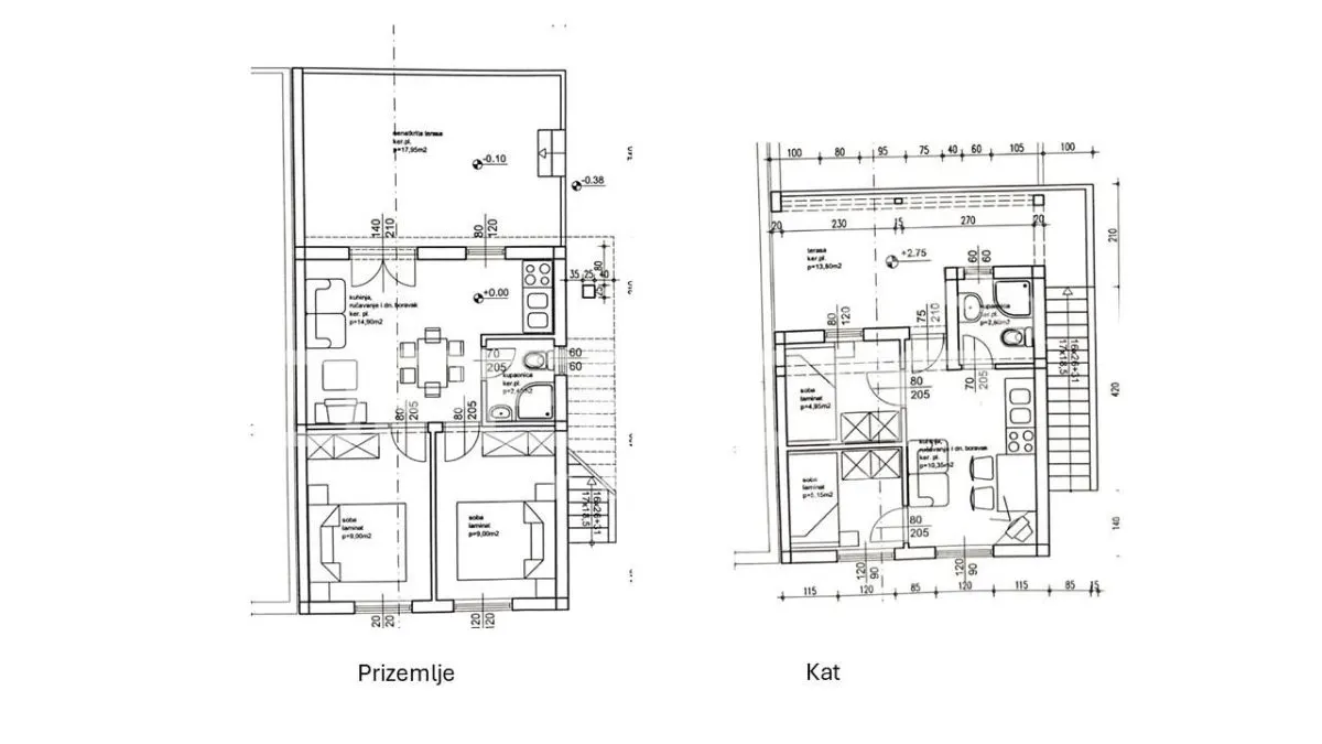 Semi-Detached House with 2 Apartments for Sale in Ninske Vodice, Croatia - foto 21