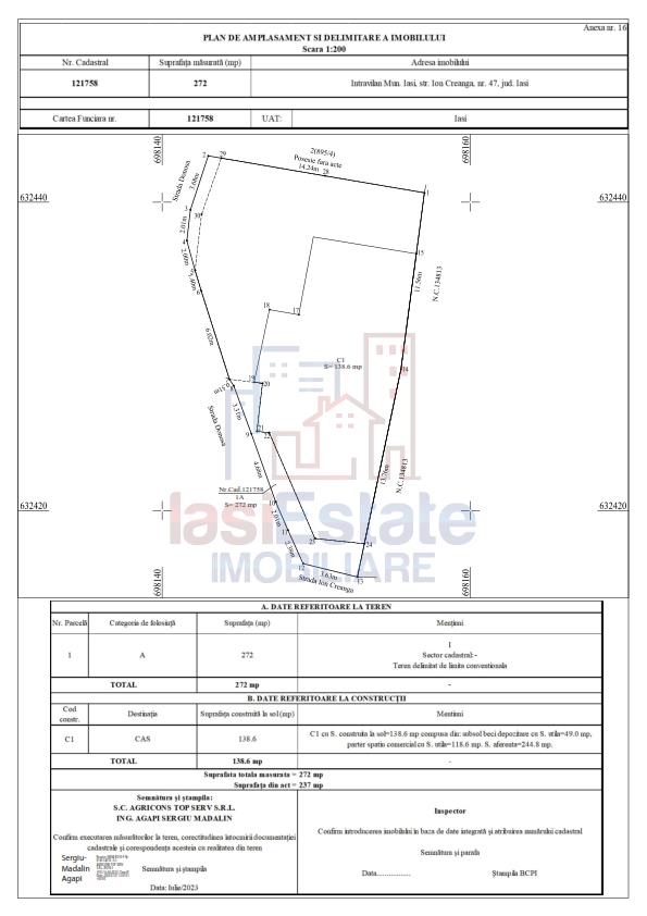 Spatiu com. D+P 287mp.Tatarasi, str.Ion Creanga colt cu str. Stejaru - foto 4