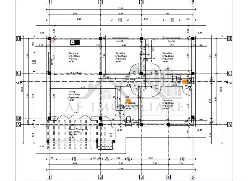 Valea Lupului CASA PARTER 4cam sc=115mp TEREN 380mp toate utilitatile - foto 2