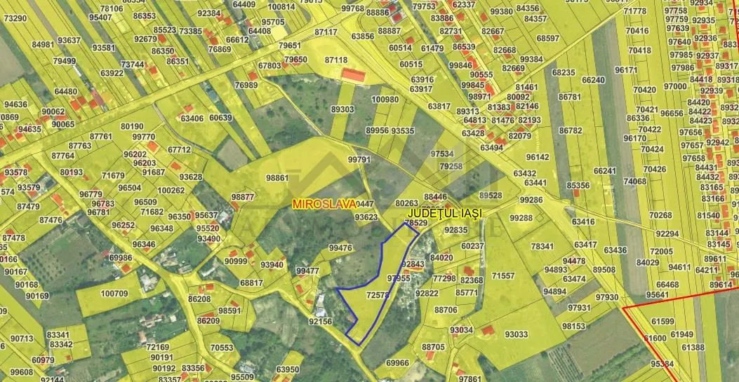 Ciurbesti zona Bisericii TEREN 7000mp intravilan cu utilitati acces si din sos de centura - foto 3