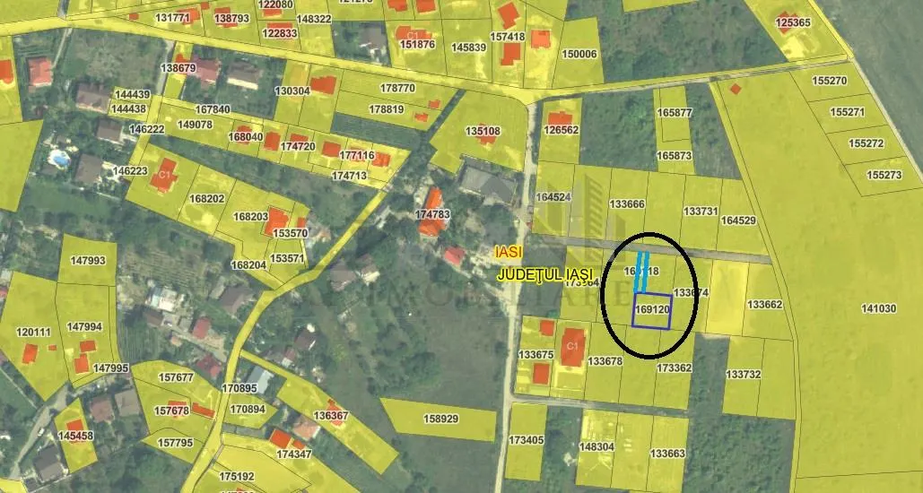 Bucium str Teascului lot 500mp intravilan utilitati aproape - foto 2