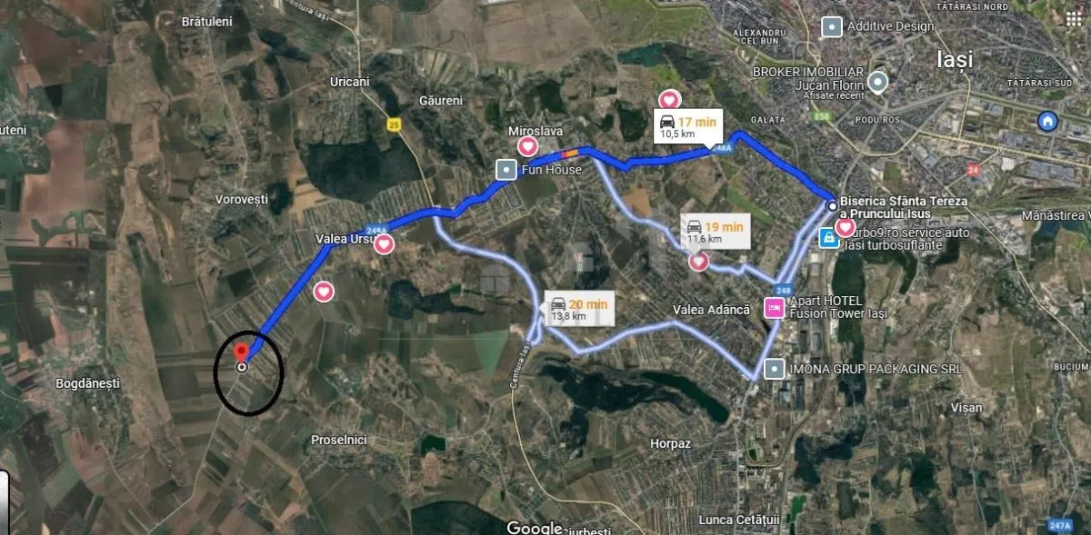 Vorovesti TEREN 10000mp intravilan la soseaua pricipala cu utilitati - foto 6