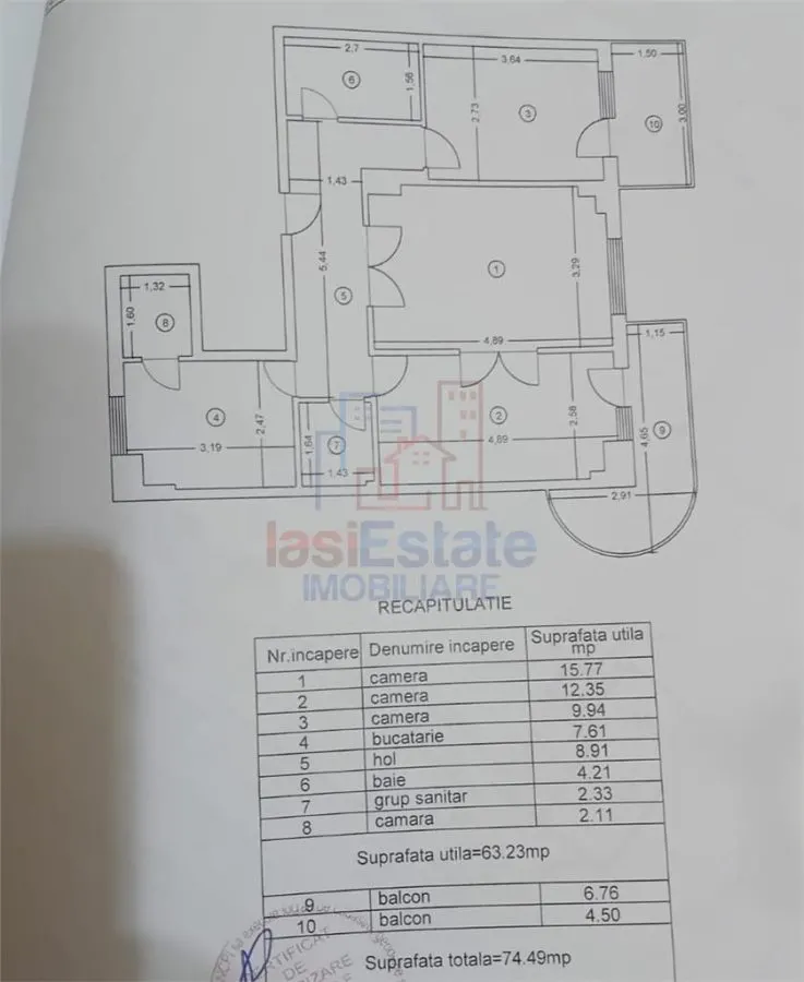 Apartament 3 camere Gara - Barsanescu - foto 1