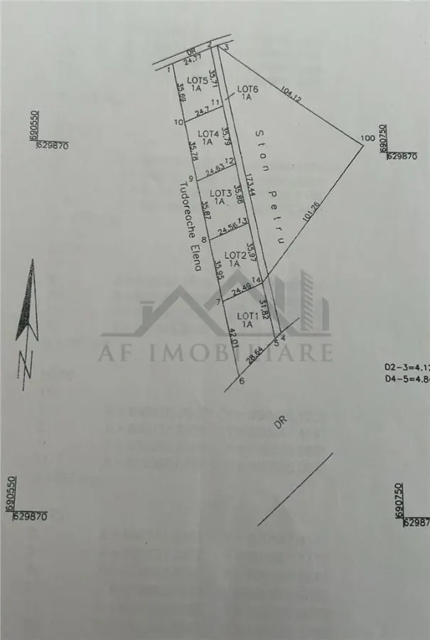 Teren zona Miroslava 1157mp intravilan suprafata plana, zona foarte buna - foto 5