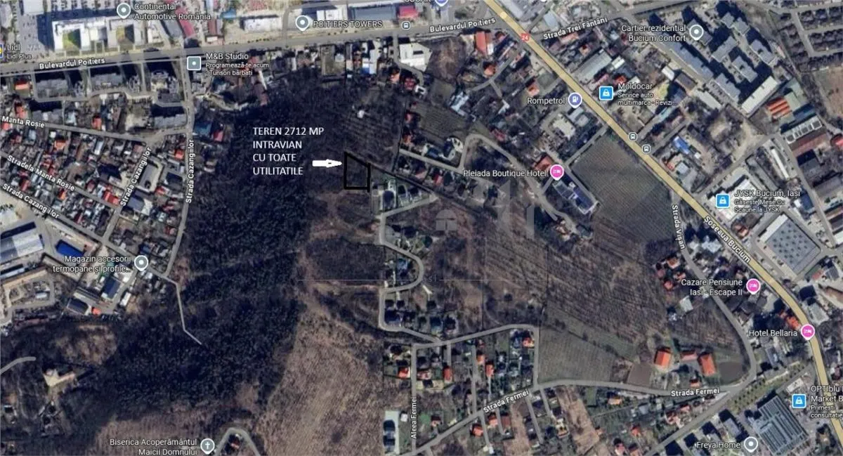 Bucium Aleea Fermei TEREN 2712mp panorama superba, utilitati si PUZ realizat - foto 1