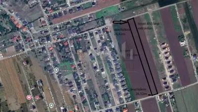 Aroneanu teren 8503 deschidere la doua strazi utilitati la ambele capete s-a demarat procedura de PUZ Intrare in intravilan - Aroneanu
