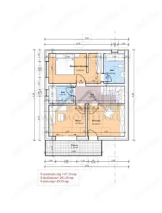 C.A.Rosetti cu Autorizatie De Constructie pentru vila D+P+E 210mp teren 451mp - foto 8