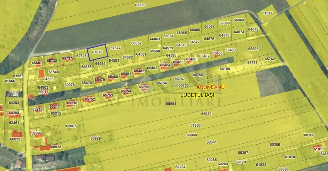 Aroneanu str Viisoarei TEREN 2 loturi x 650 mp. Intravilan cu utilitati zona construibila numai de case - foto 4