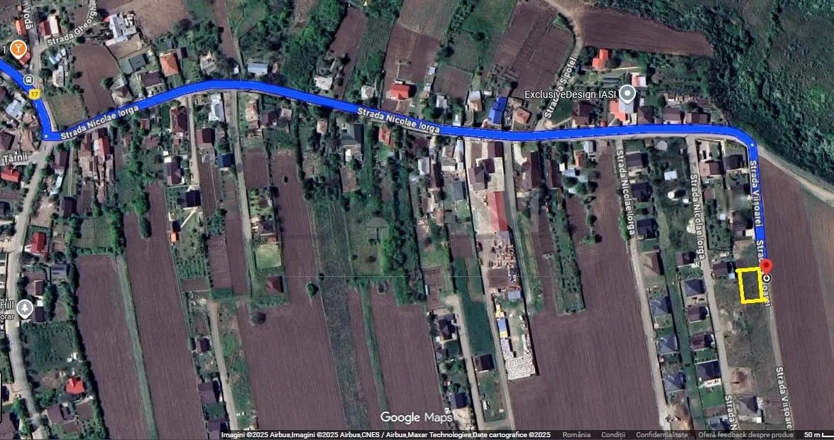 Aroneanu str Viisoarei TEREN 2 loturi x 650 mp. Intravilan cu utilitati zona construibila numai de case - foto 7