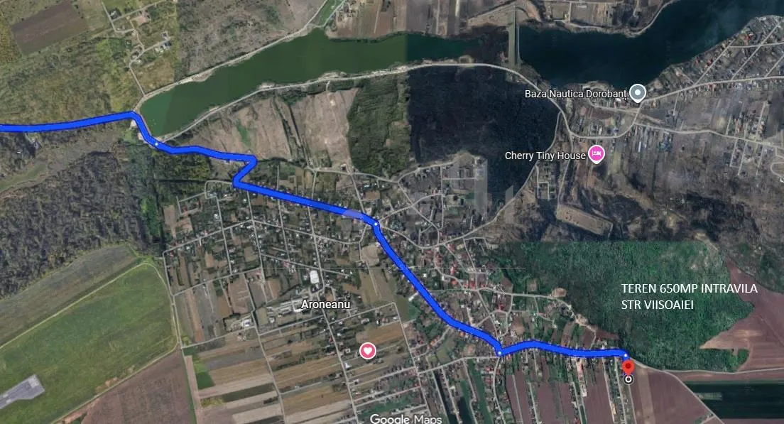 Aroneanu str Viisoarei TEREN 2 loturi x 650 mp. Intravilan cu utilitati zona construibila numai de case - foto 9