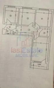 Apartament 3 camere Alexandru cel Bun - foto 8
