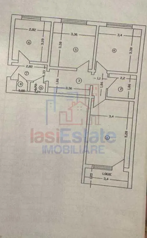 Apartament 3 camere Alexandru cel Bun - foto 8