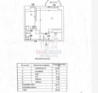 Apartament 1 camera zona Pacurari - foto 5