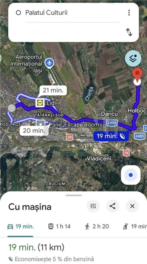 Teren intravilan de vanzare la numai 11 km de Palatul Culturii Iasi - foto 4