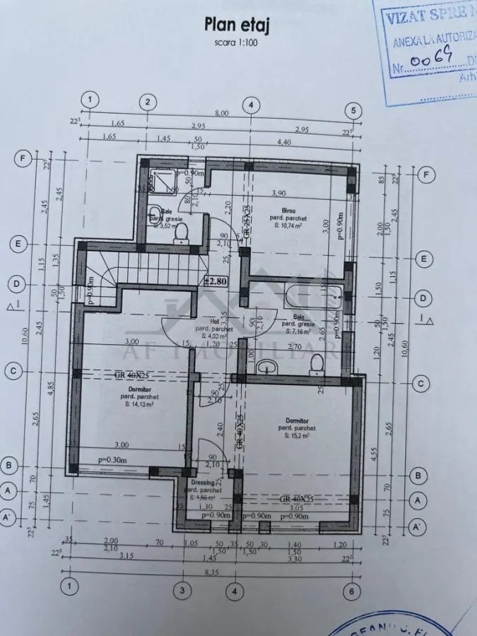 Valea Lupului str Academiei Vila P+E 5cam Teren 515mp constructie noua - foto 17