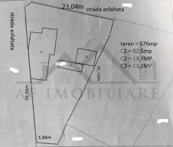 Tatarasi zona Piata Chirila teren 576mp cu casa si anexe (pretabil si privatizare) - foto 2