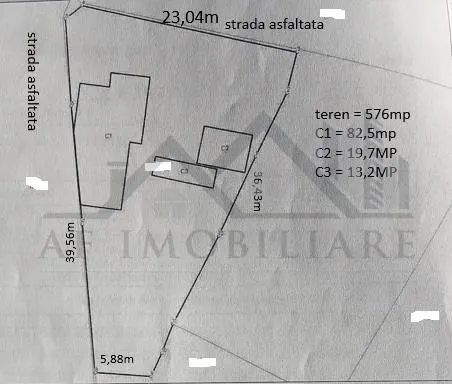 Tatarasi zona Piata Chirila teren 576mp cu casa si anexe (pretabil si privatizare) - foto 2