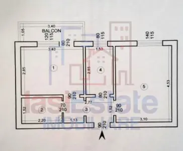 Apartament 2 camere Tatarasi - Iasi
