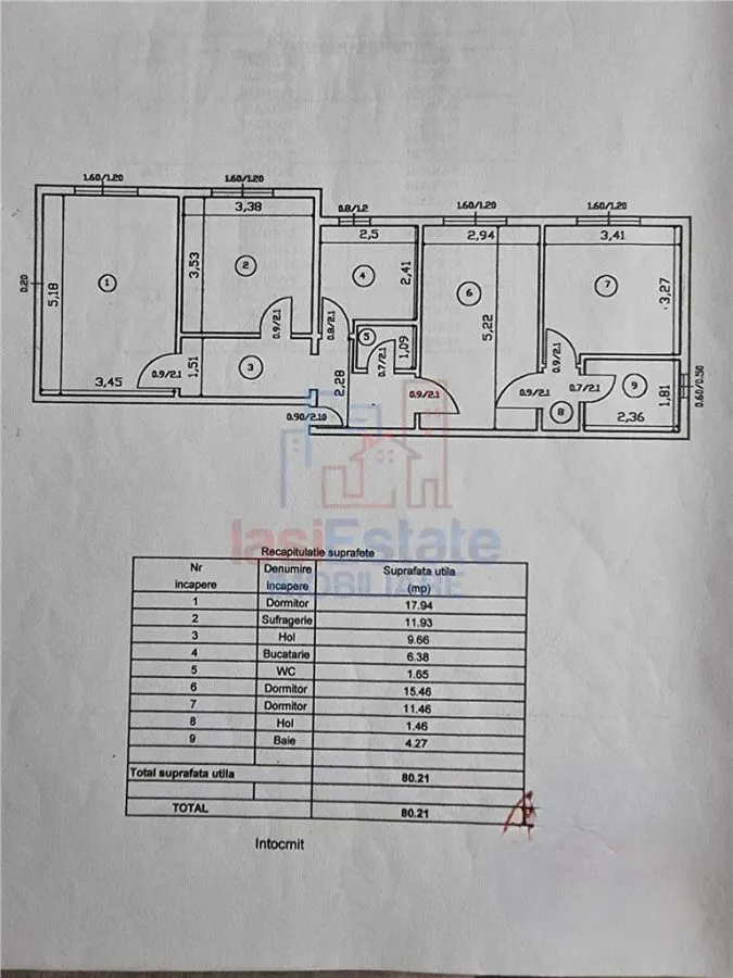 Apartament 4 camere Nicolina - foto 8