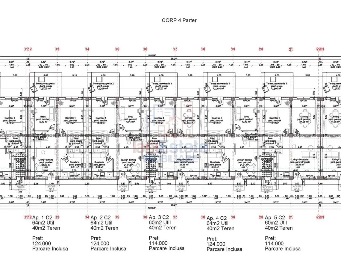 Apartamente direct de la dezvoltator de la 75000 euro cu TVA inclus - foto 12