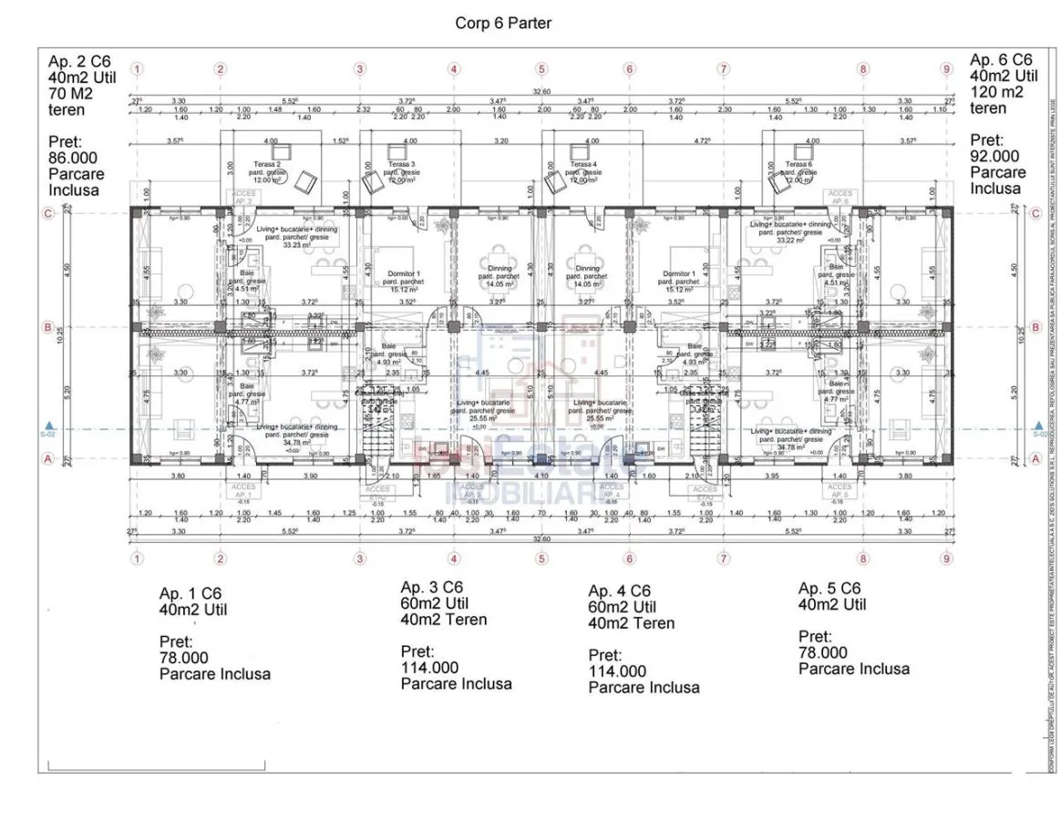 Apartamente direct de la dezvoltator de la 75000 euro cu TVA inclus - foto 16