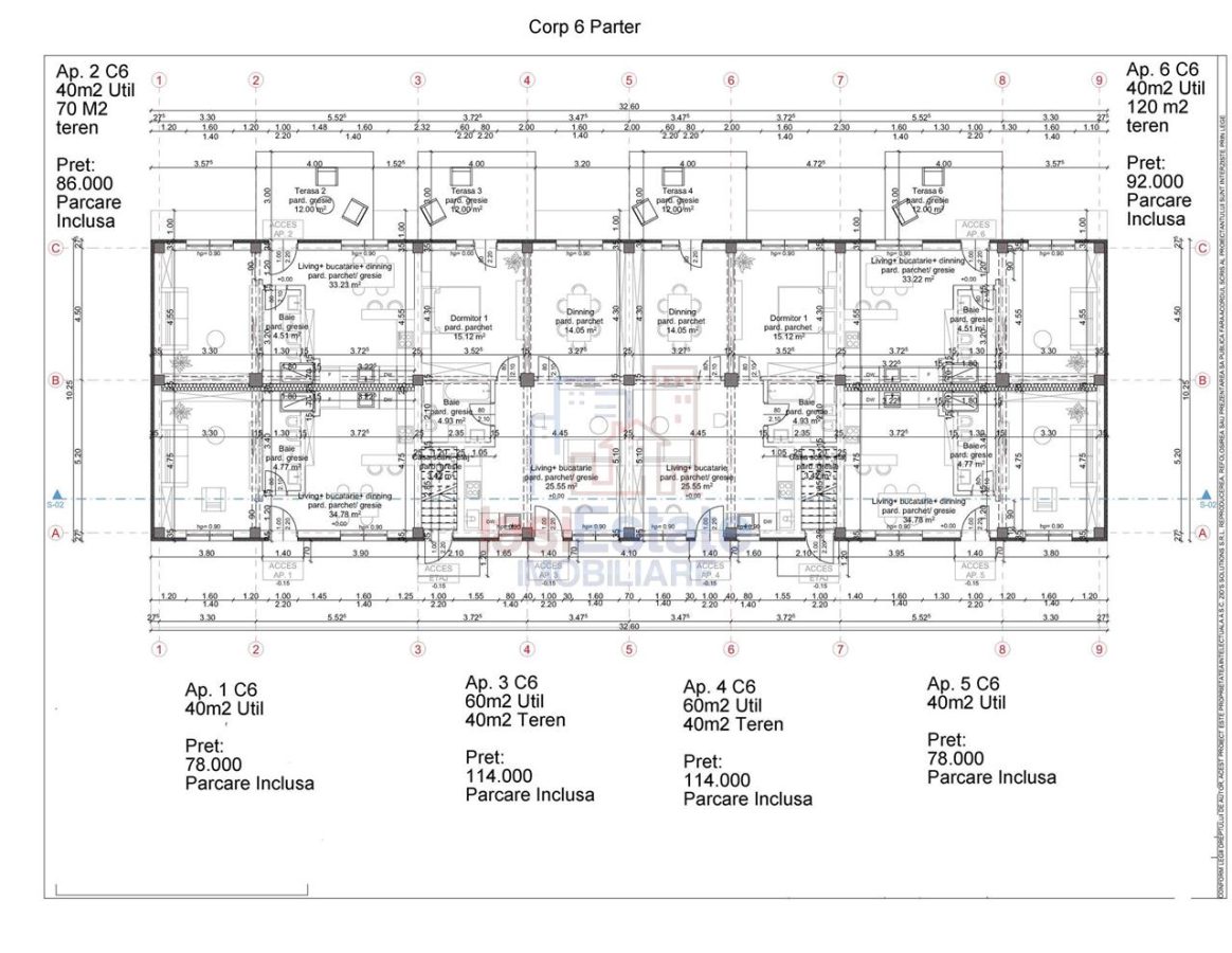 Apartamente direct de la dezvoltator de la 75000 euro cu TVA inclus - foto 22