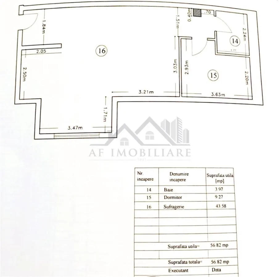 Apartament cu 2 camere de vanzare - foto 9