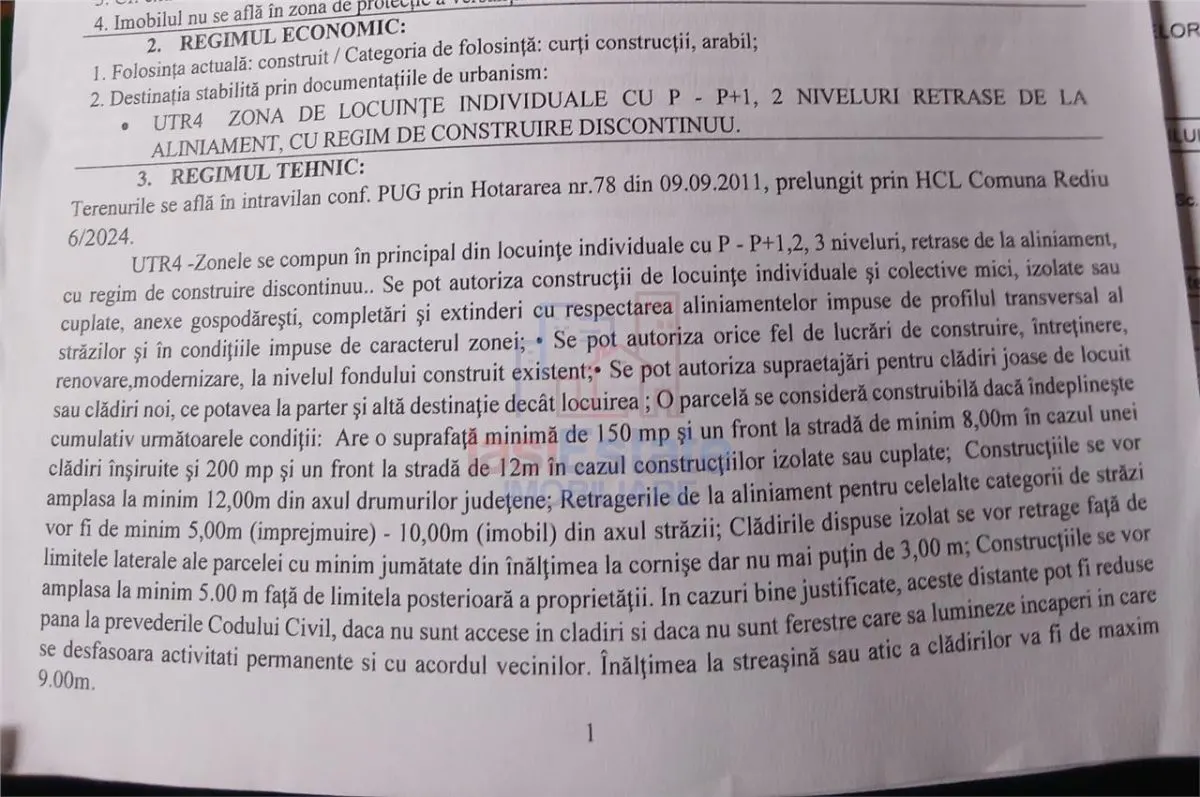 Breazu Rediu TEREN 1145mp - casa Batraneasca la asfalt cu utilitati si Certificat de Urbanism - foto 4