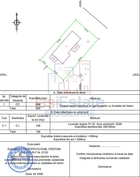 Valea Adanca VILA P+E str Marului SU=114 Teren 330mp - foto 20