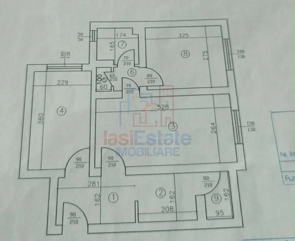 Apartament 3 camere Podu Ros - foto 6
