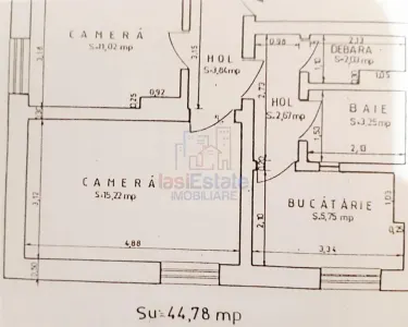 Schimb apartament de 2 camere in Copou + diferenta cu casa in Copou - foto 3