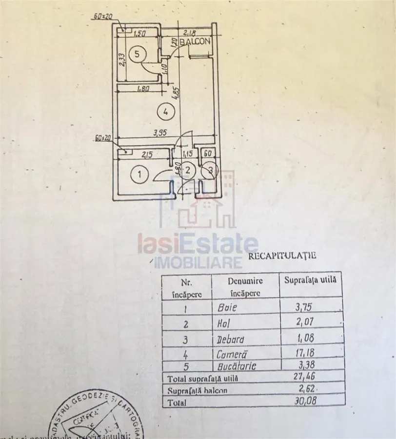 Garsoniera de vanzare Alexandru cel Bun - foto 8