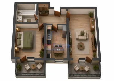 Apartament nou cu 2 camere de vanzare in Valea Adanca cu Tva inclus - Iasi