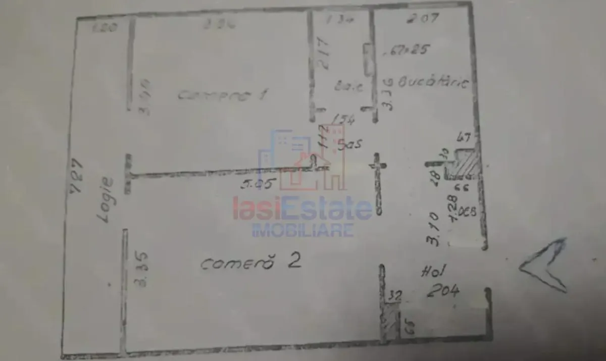 Apartament 2 camere Nicolina - Podu Roș - foto 1