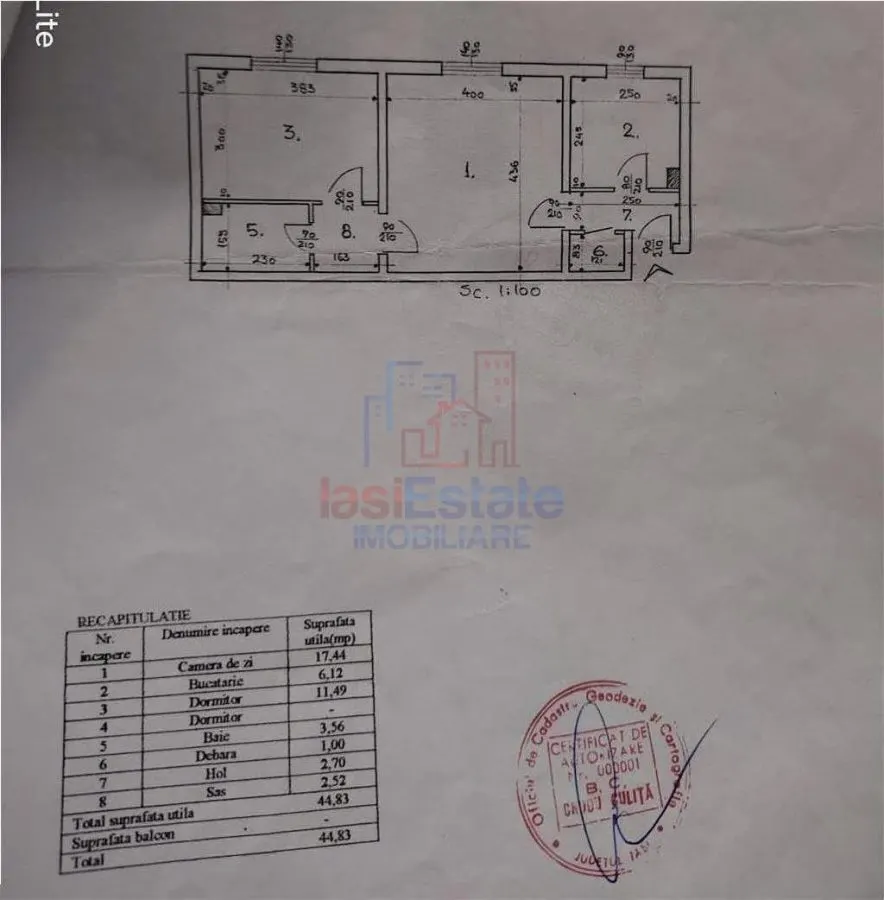 Apartament 2 camere Podu Ros - foto 2