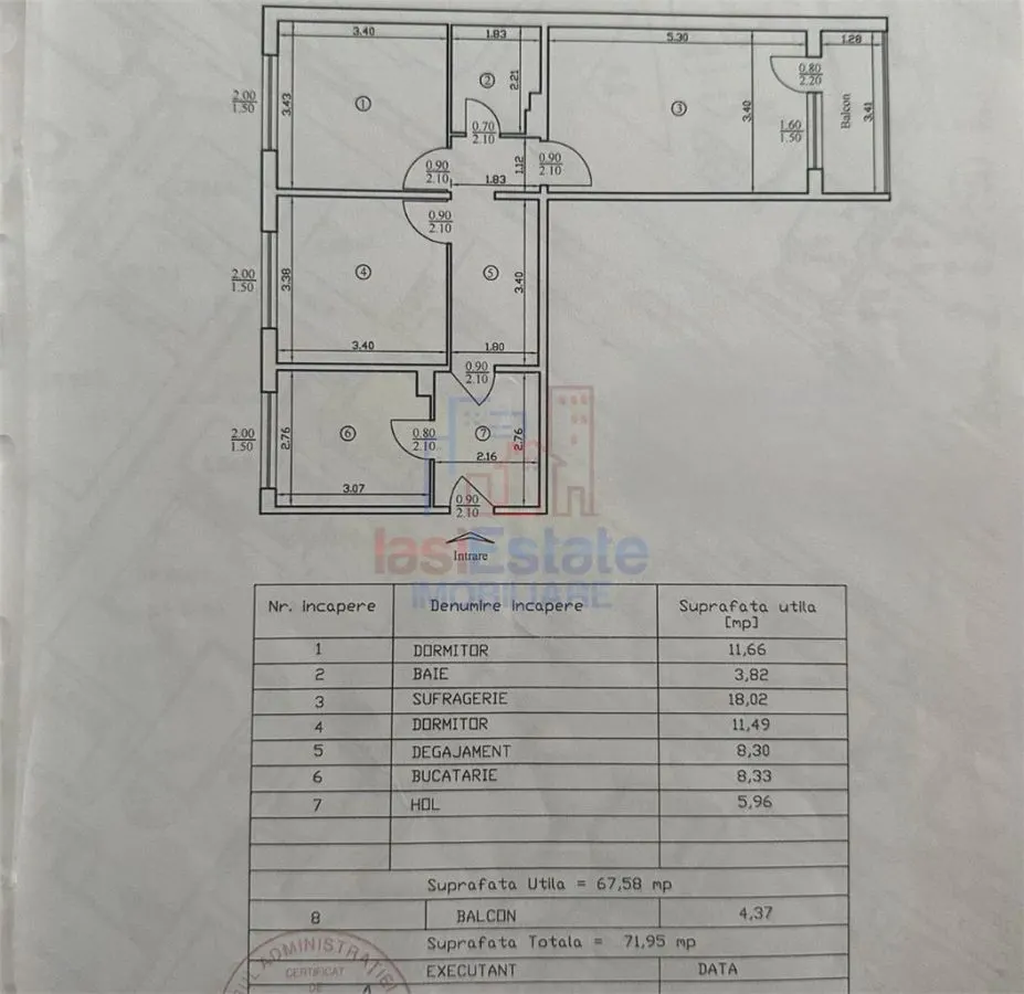 Apartament 3 camere, spațios, mobilat și utilat, zonă liniștită – Alexandru cel Bun - foto 2