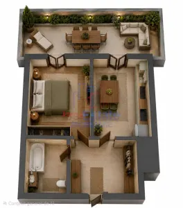 Apartament nou cu o camera de vanzare in Valea Adanca cu Tva inclus - Iasi