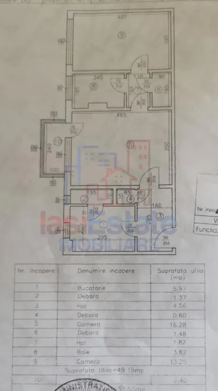Apartament 2 camere de vânzare în Podu Roș - 52 mp, etaj 2 - foto 7