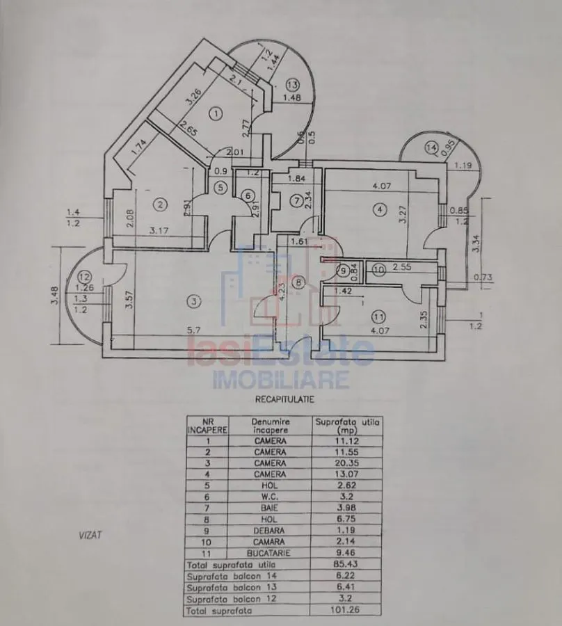 Apartament 4 camere Nicolina - Rond Vechi - foto 1