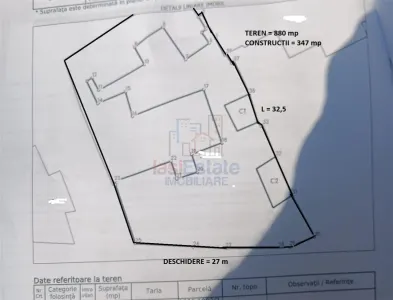 Central Tg. Cucu TEREN 880mp Constructii 347 mp autodemolabile - foto 2