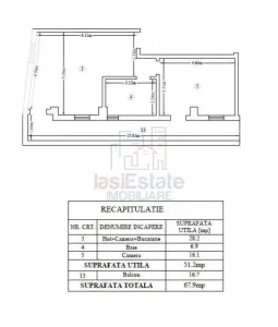 Apartament spatios cu 2 camere de vanzare in Bucsinescu - foto 8